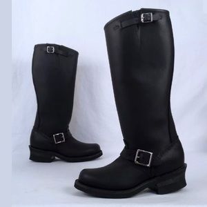 FRYE engineer black boot